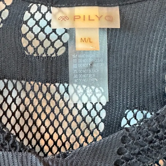 PilyQ Medium Black Tunic Dress - Picture 3 of 3